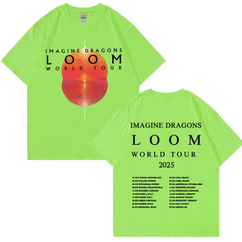 Imagine Dragons Loom Tour 2025 T-Shirt Men Women Fashion Vintage Hip Hop T-Shirts 100% Cotton Oversized Summer Tshirt Streetwear 3XL
Imagine Dragons Loom Tour 2025 T-Shirt Men Women Fashion Vintage Hip Hop T-Shirts 100% Cotton Oversized Summer Tshirt Streetwear 3XL