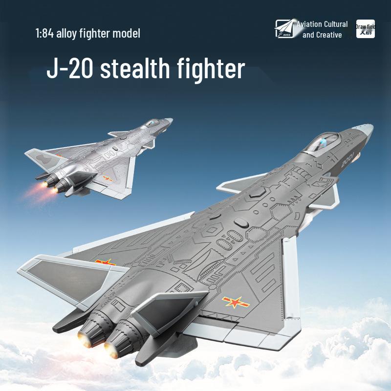 1:84 J-20 Stealth Fighter Alloy Model Toy with Sound & Light, Pull-Back Action, Folding Wings серый
1:84 J-20 Stealth Fighter Alloy Model Toy with Sound & Light, Pull-Back Action, Folding Wings серый