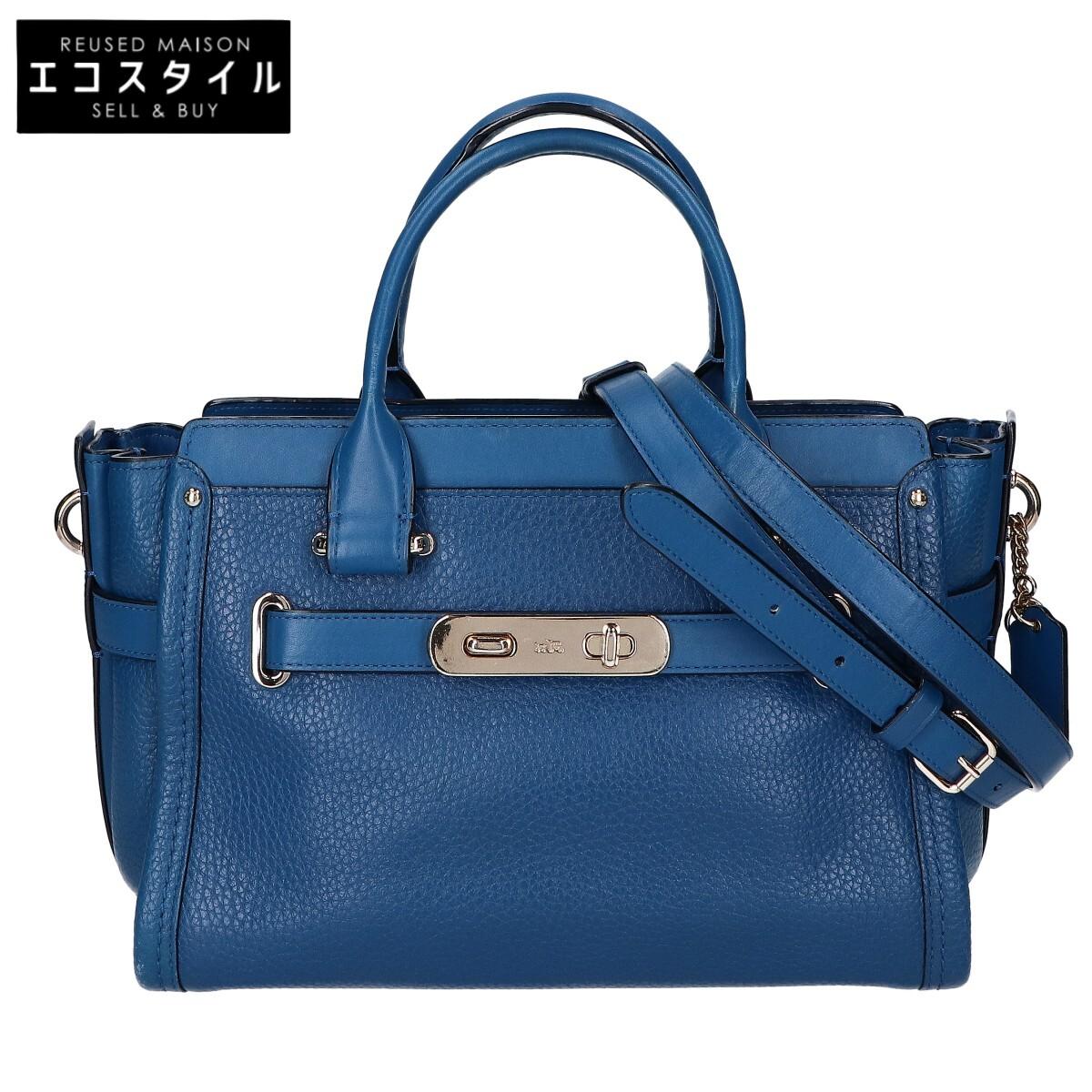 COACH 34816 Swagger 27 2WA Shoulder Handbag blueUsed
COACH 34816 Swagger 27 2WA Shoulder Handbag blueUsed