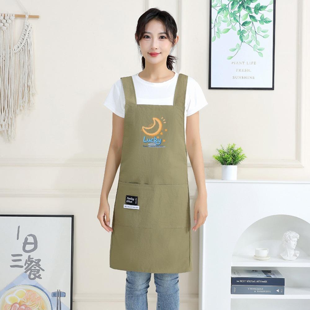 Кухонные фартуки с защитой от загрязнений, износостойкая рабочая одежда для ресторана, фартуки для готовки, работа khaki-moon
Кухонные фартуки с защитой от загрязнений, износостойкая рабочая одежда для ресторана, фартуки для готовки, работа khaki-moon