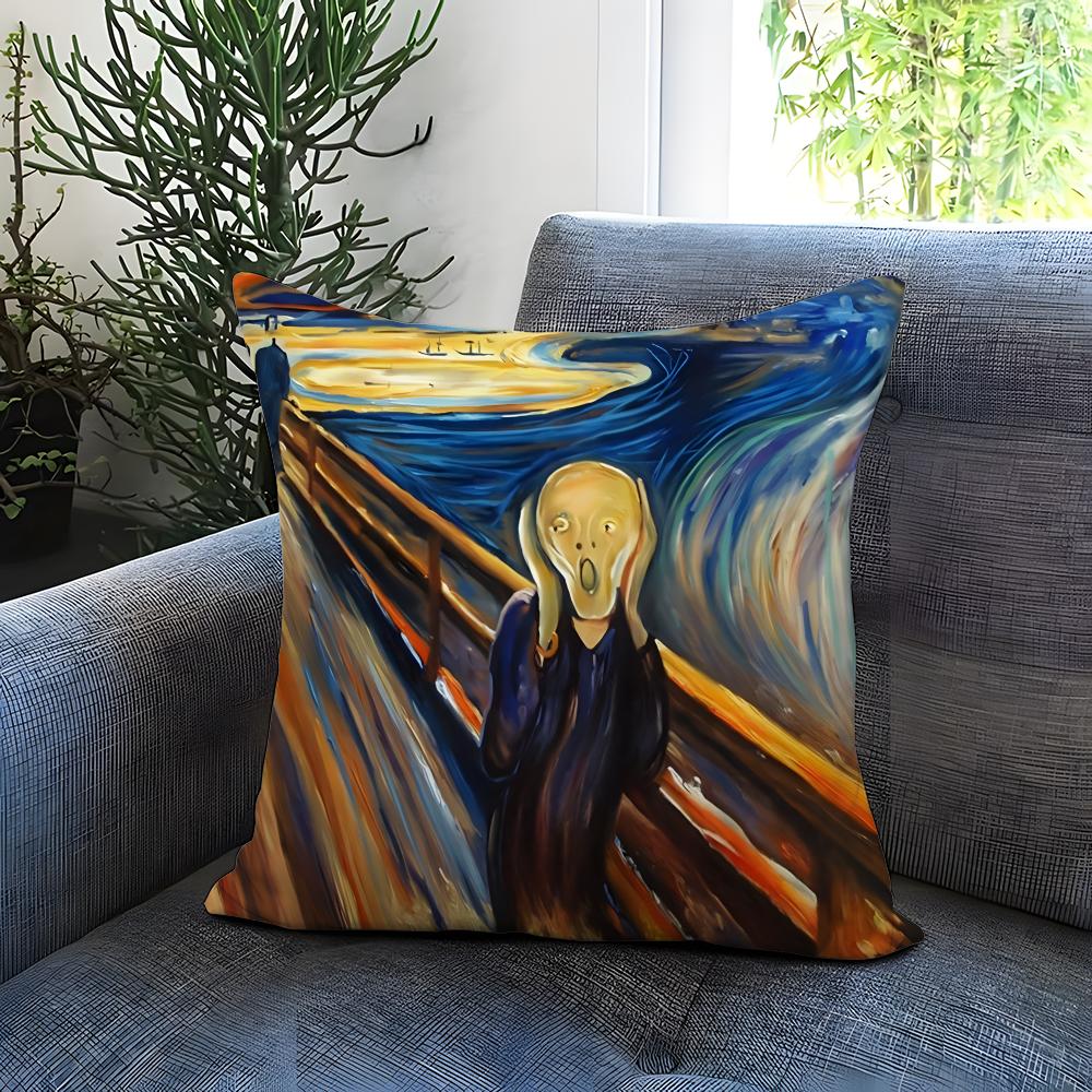 Stylish Eedvard Munchied Cushion Cover Comfortable Reversible Pillow Cover Ideal for Car Sofa Bedroom Beyond 30X30cm
Stylish Eedvard Munchied Cushion Cover Comfortable Reversible Pillow Cover Ideal for Car Sofa Bedroom Beyond 30X30cm