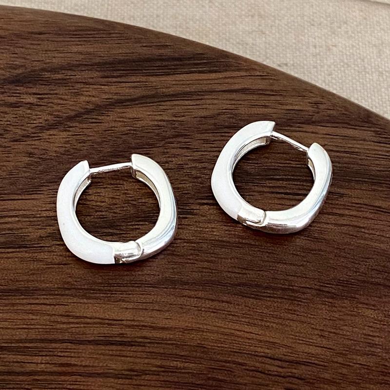 PONYKISS Sterling Silver Enamel Irregular Square Hoop Earring for Women Minimalist Geometric Fine Trendy Accessories
PONYKISS Sterling Silver Enamel Irregular Square Hoop Earring for Women Minimalist Geometric Fine Trendy Accessories