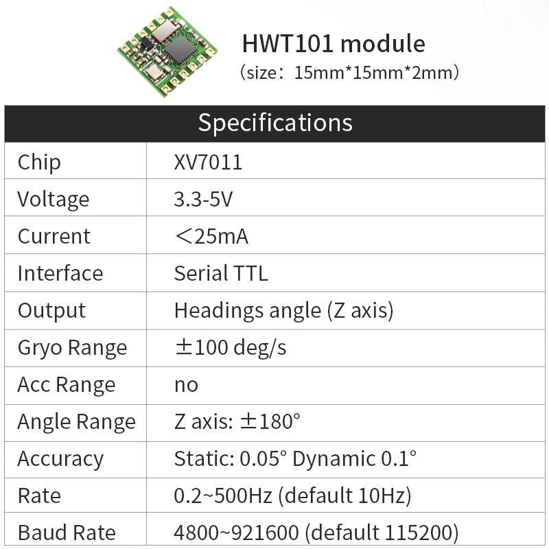 WitMotion WT901 AHRS MPU9250 9-осьовий Акселерометр, 3-осьовий Електронний Гіроскоп+Прискорення+Кут+Магнітометр, TTL Вихід Даних HWT101
WitMotion WT901 AHRS MPU9250 9-осьовий Акселерометр, 3-осьовий Електронний Гіроскоп+Прискорення+Кут+Магнітометр, TTL Вихід Даних HWT101