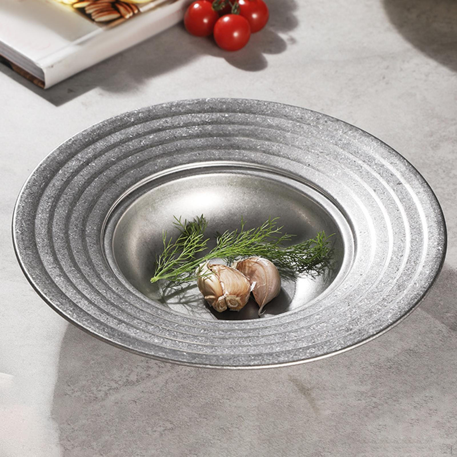 Корейская паста Тарелка закуска Многоцелевой практичный противень для гриля Утолщенное круглое блюдо для серебряный
Корейская паста Тарелка закуска Многоцелевой практичный противень для гриля Утолщенное круглое блюдо для серебряный