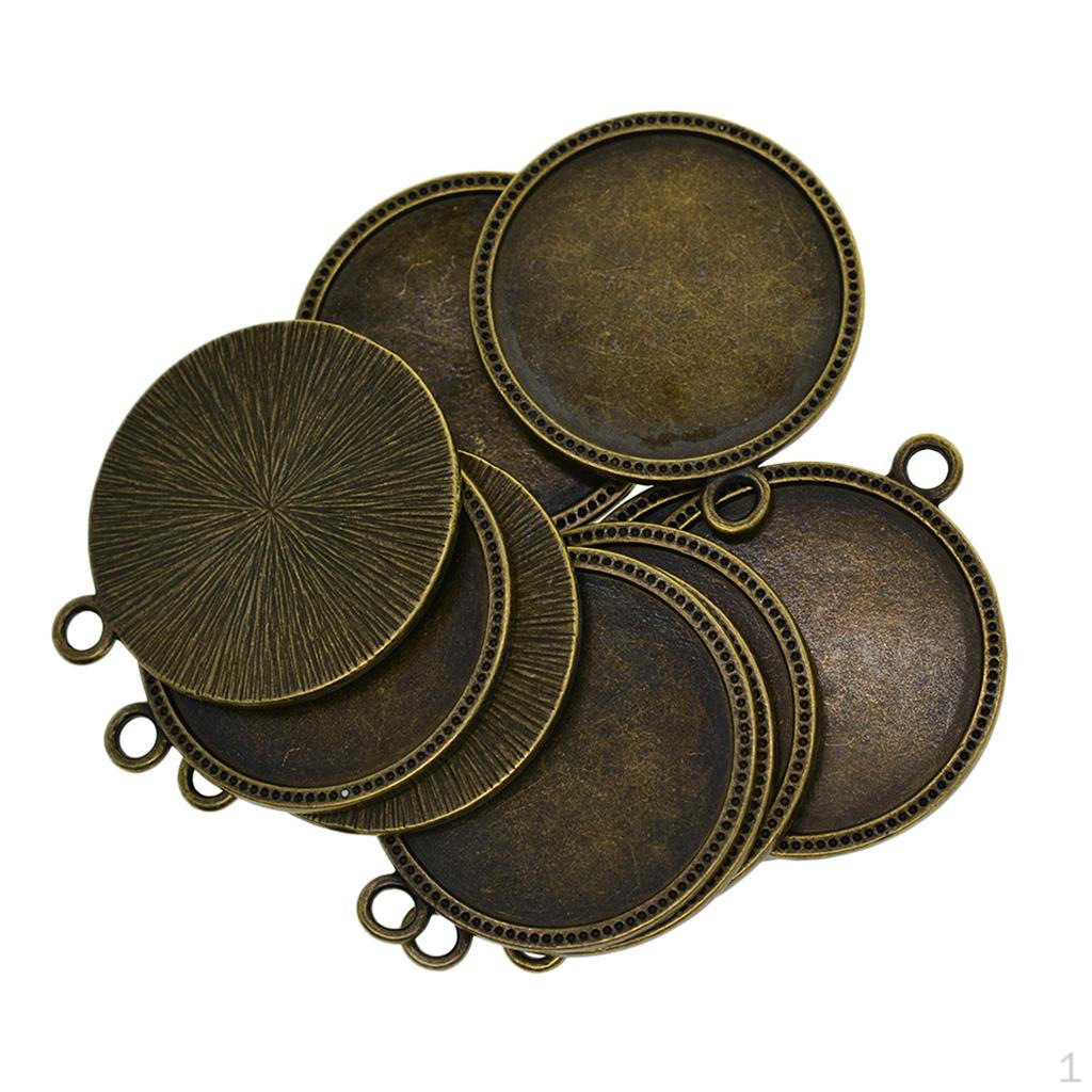 10 комплектов круглых кабошонов 38 мм, бронзовый сплав, пустой кулон
10 комплектов круглых кабошонов 38 мм, бронзовый сплав, пустой кулон