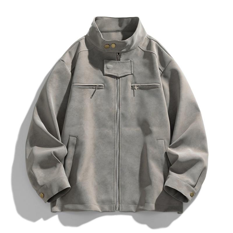 Leather Jacket, Workwear Style, American Retro Style, Lapel Jacket, PU Leather Jacket, Men s Jacket XXXL сірий
Leather Jacket, Workwear Style, American Retro Style, Lapel Jacket, PU Leather Jacket, Men s Jacket XXXL сірий