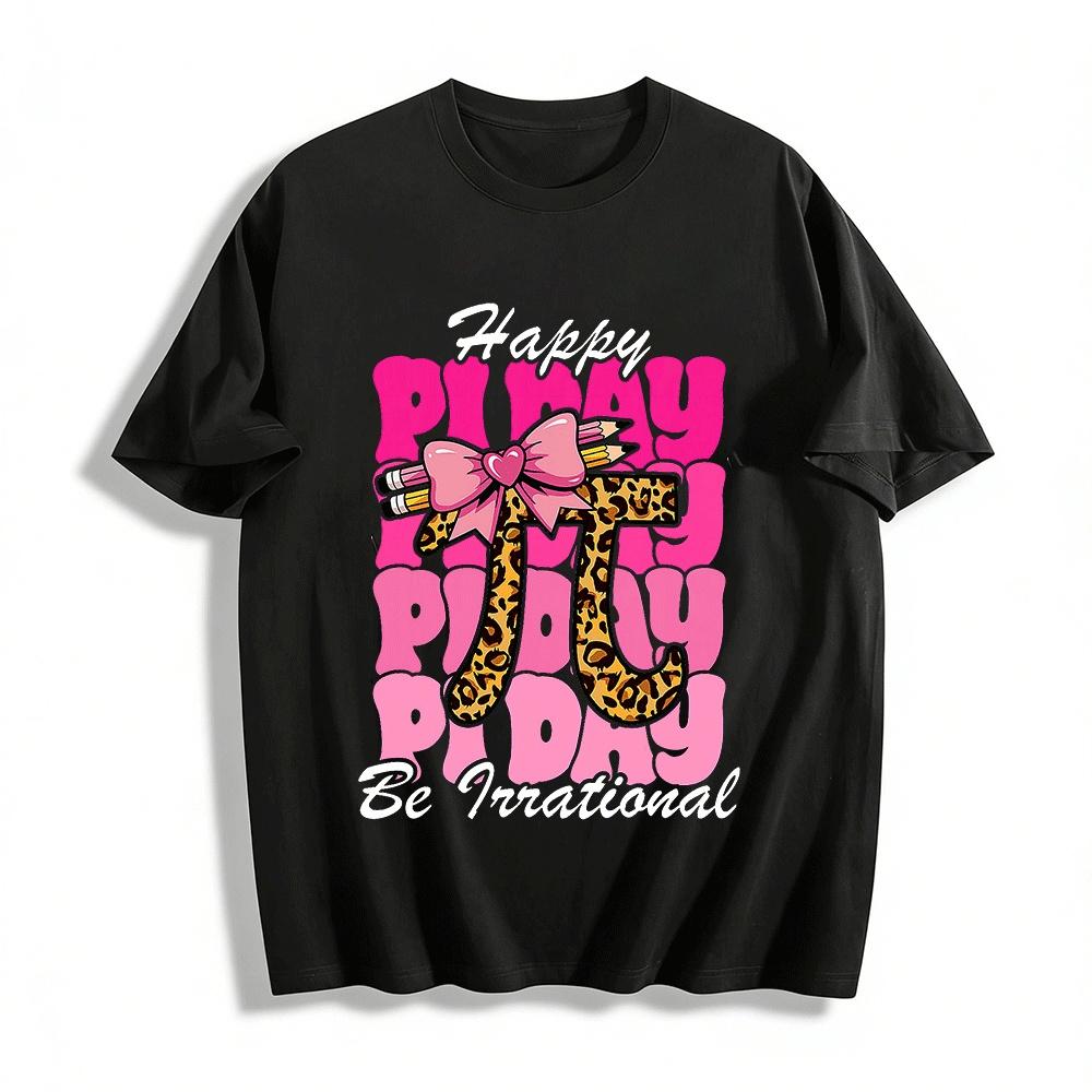 Leopard Print Pi Bow Happy Pi Day Themed Fun Festival Top Pure cotton T-shirt XXS
Leopard Print Pi Bow Happy Pi Day Themed Fun Festival Top Pure cotton T-shirt XXS