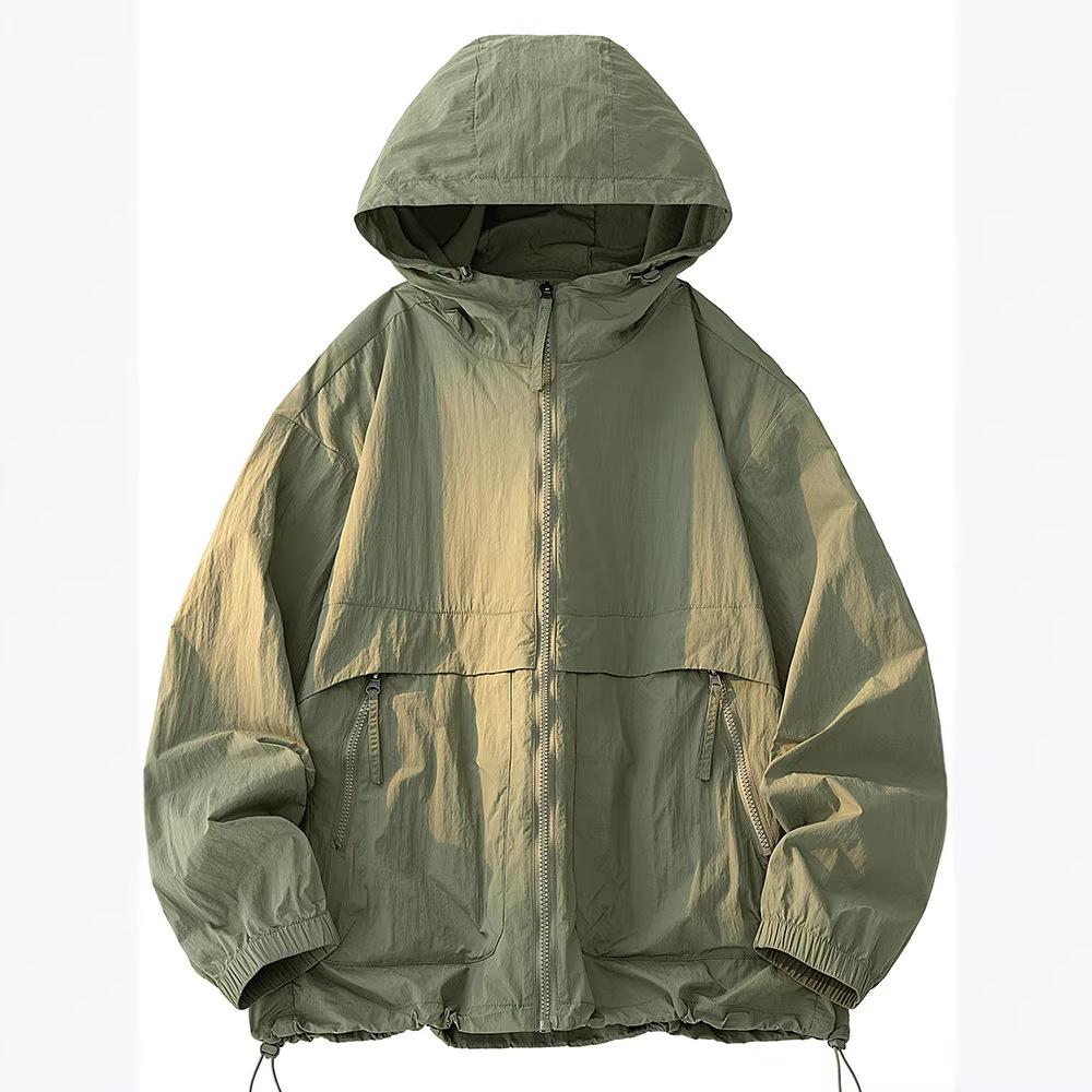 Men s Hooded Sunscreen Jacket Summer Ultra Thin Zipper Pocket Windbreaker Elastic Cuffs Outdoor Hiking Fishing Skin Coats S зелений
Men s Hooded Sunscreen Jacket Summer Ultra Thin Zipper Pocket Windbreaker Elastic Cuffs Outdoor Hiking Fishing Skin Coats S зелений