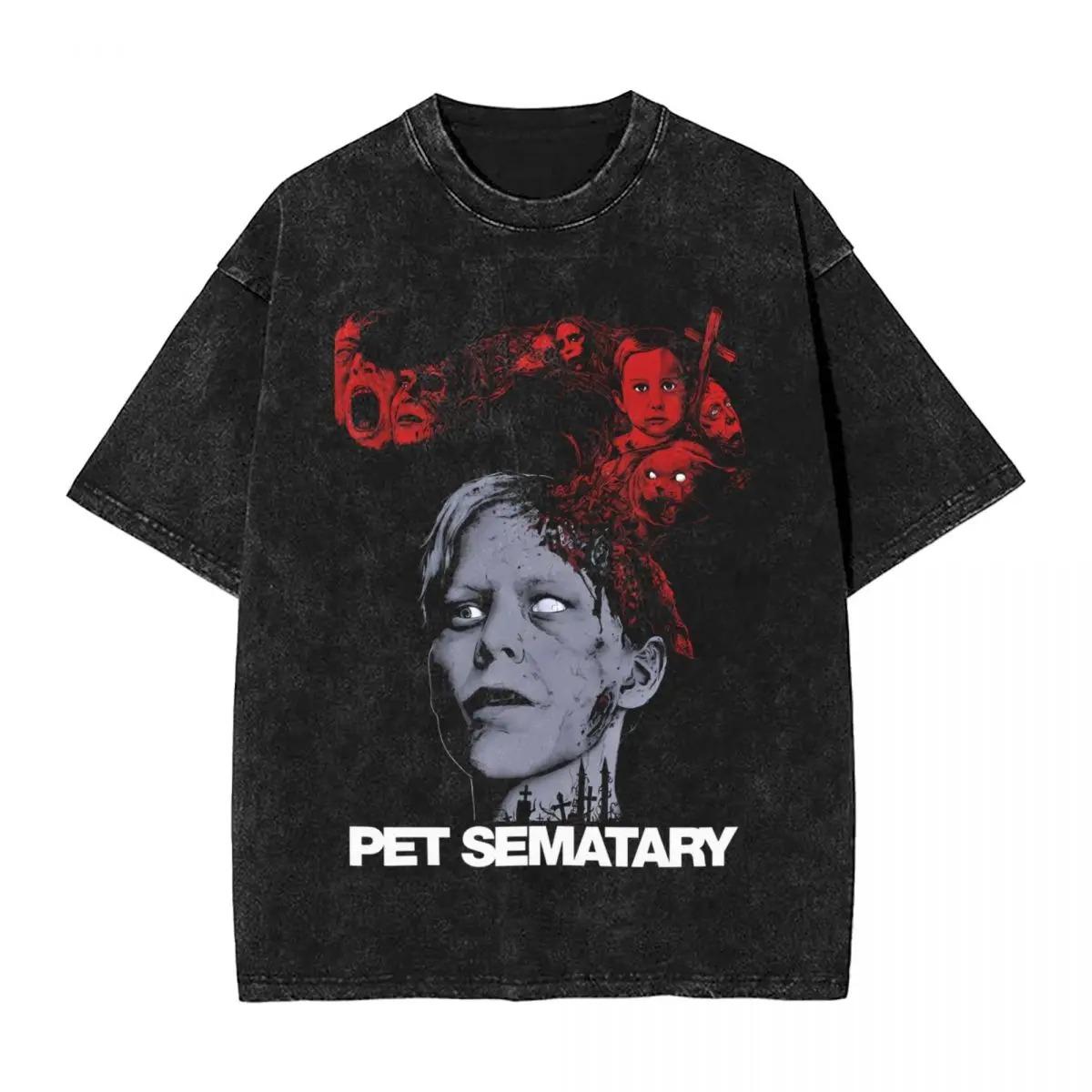 Classic Horror Movie Pet Sematary Still Graphic Print TShirt Unisex Women Vintage Washed Cotton Streetwear Oversize Summer New Tee 2XL
Classic Horror Movie Pet Sematary Still Graphic Print TShirt Unisex Women Vintage Washed Cotton Streetwear Oversize Summer New Tee 2XL