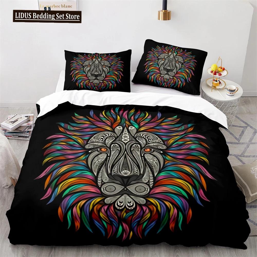 Comforter Lion Cartoon Pattern Wild Animal Lion Cute Style Full Size Bedding Set Polyester Comforter With Comforter (quilt)-EU Single(135*200cm)3pcs
Comforter Lion Cartoon Pattern Wild Animal Lion Cute Style Full Size Bedding Set Polyester Comforter With Comforter (quilt)-EU Single(135*200cm)3pcs