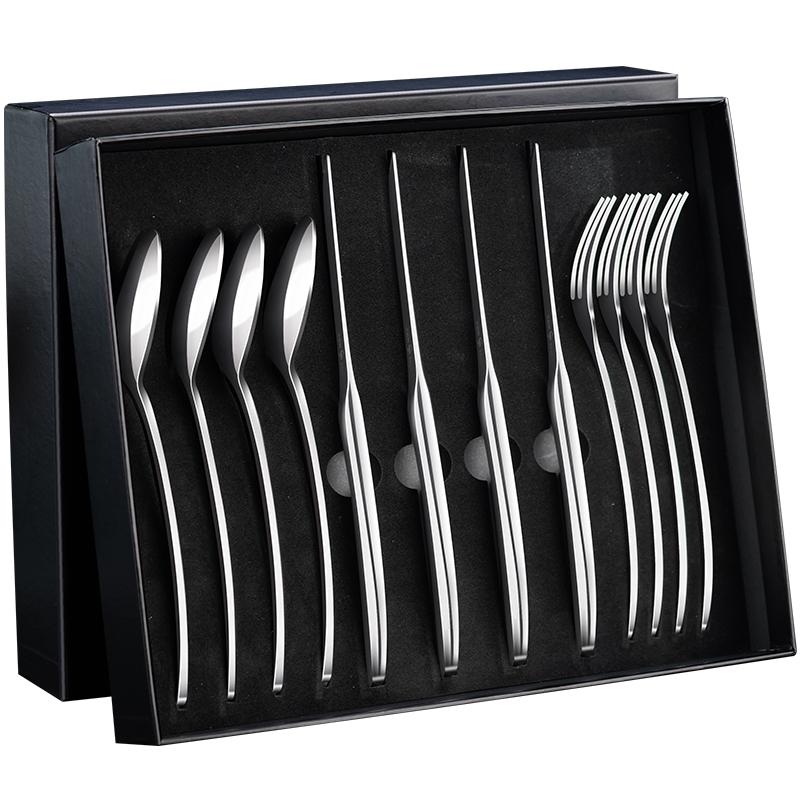 LFGB Certificate 316 Stainless Steel Steak Cutlery 4 Pcs Knives and Spoon and Fork Set Family Gift Classical Flatware Tableware
LFGB Certificate 316 Stainless Steel Steak Cutlery 4 Pcs Knives and Spoon and Fork Set Family Gift Classical Flatware Tableware