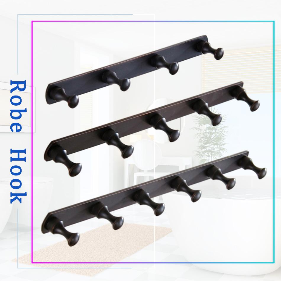 Wall Hook Brass Antique Bronze Brushed Black Lavatory Bathroom Storage Coat Towel Clothes Door Holder Hanger 4 5 6 Row Hooks
Wall Hook Brass Antique Bronze Brushed Black Lavatory Bathroom Storage Coat Towel Clothes Door Holder Hanger 4 5 6 Row Hooks