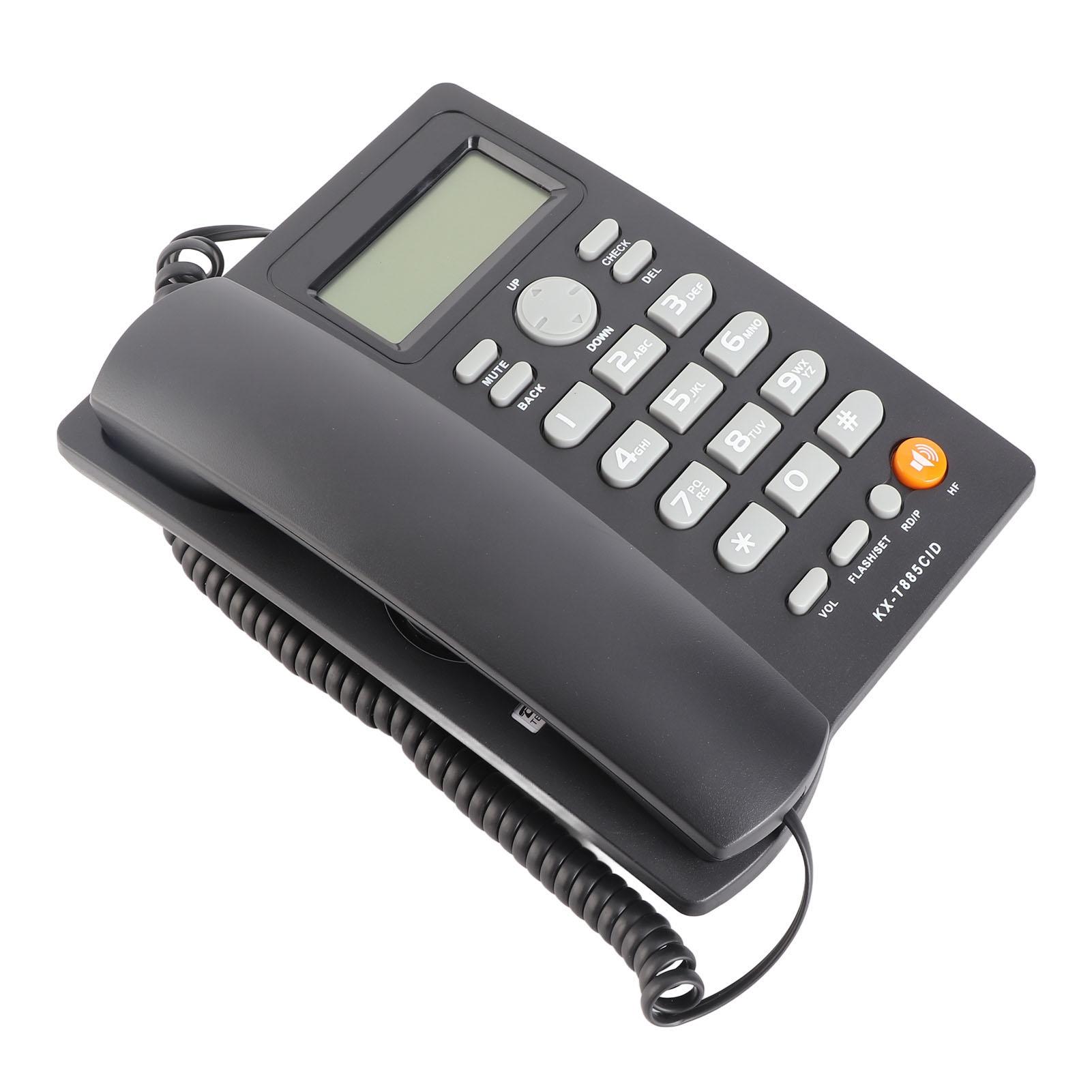 Corded Phone with Caller ID Speed Function Desktop Landline Phone Hands Calling Telephone Landline for Hotel
Corded Phone with Caller ID Speed Function Desktop Landline Phone Hands Calling Telephone Landline for Hotel