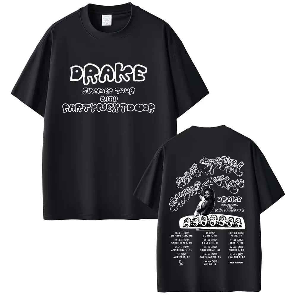 Rapper Drake Europe Tour with PartynextdoorTshirt SSS4U Some Sexy Songs 4 U T Shirts Men Women Hip Hop Fashion Top XL
Rapper Drake Europe Tour with PartynextdoorTshirt SSS4U Some Sexy Songs 4 U T Shirts Men Women Hip Hop Fashion Top XL