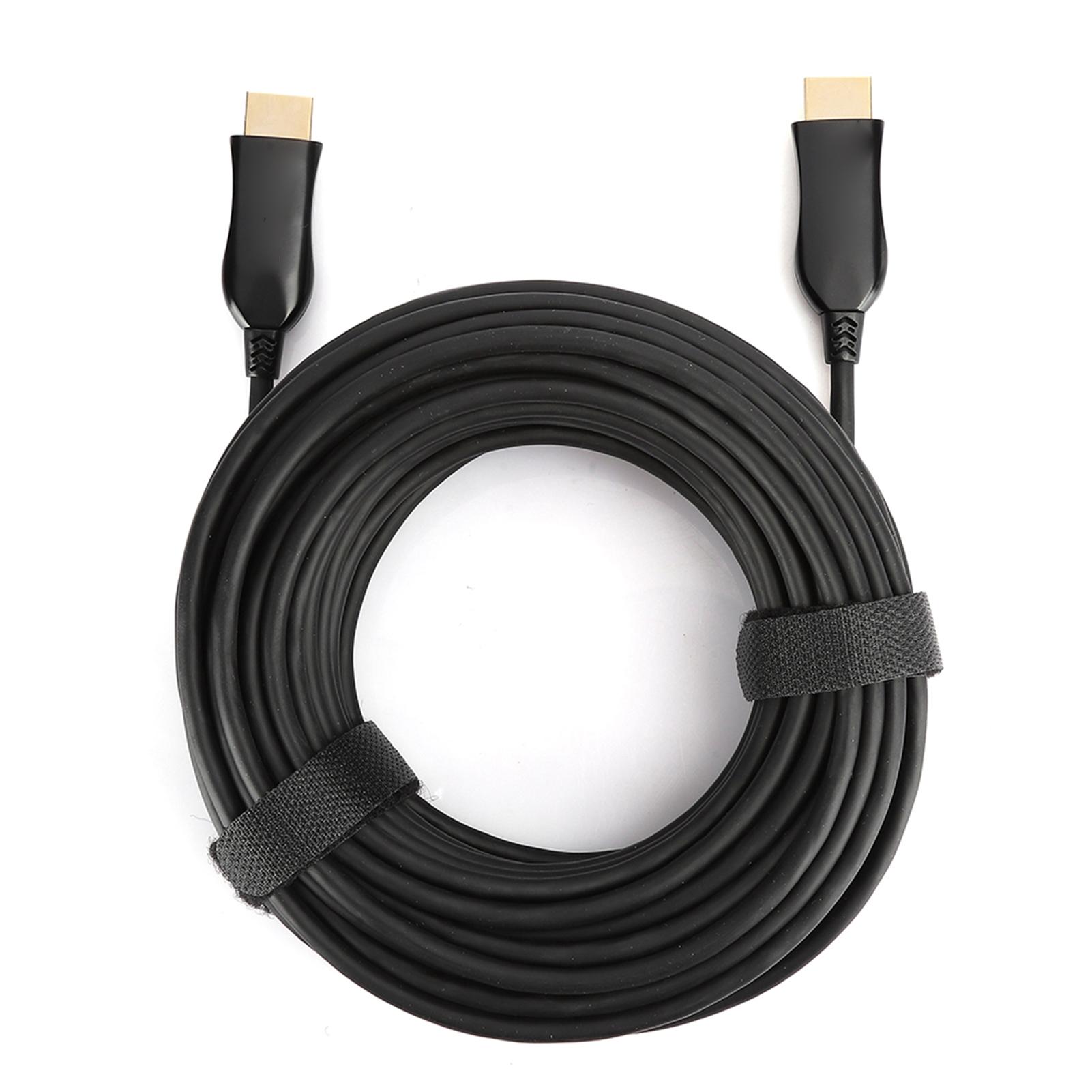 HDMI провод высокой четкости компьютерный дисплей экран соединительная линия оптоволокно 4k 60hz 2.0V видео 15m / 49.2ft
HDMI провод высокой четкости компьютерный дисплей экран соединительная линия оптоволокно 4k 60hz 2.0V видео 15m / 49.2ft