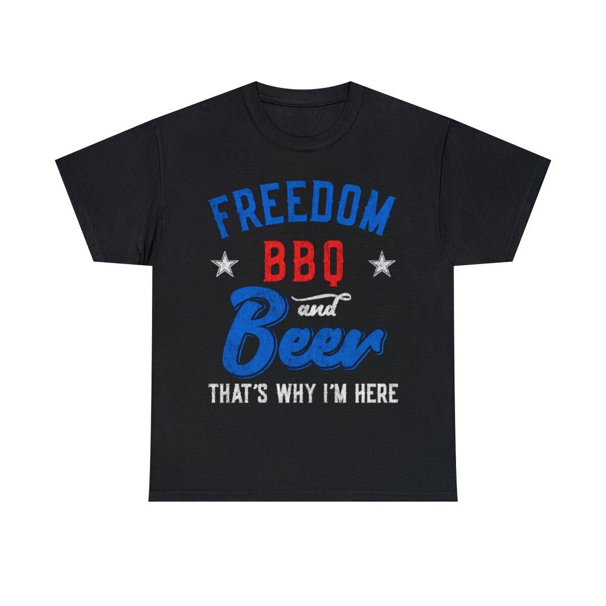 Freedom BBQ And Beer That s Why I m Here Graphic Tee Shirt, S-5XL 3XL
Freedom BBQ And Beer That s Why I m Here Graphic Tee Shirt, S-5XL 3XL