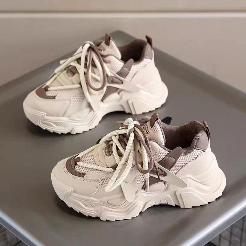 2025 new spring and autumn thick-soled soft-soled lightweight double mesh breathable dad shoes splicing height-increasing and thin sneakers 35 хаки
2025 new spring and autumn thick-soled soft-soled lightweight double mesh breathable dad shoes splicing height-increasing and thin sneakers 35 хаки
