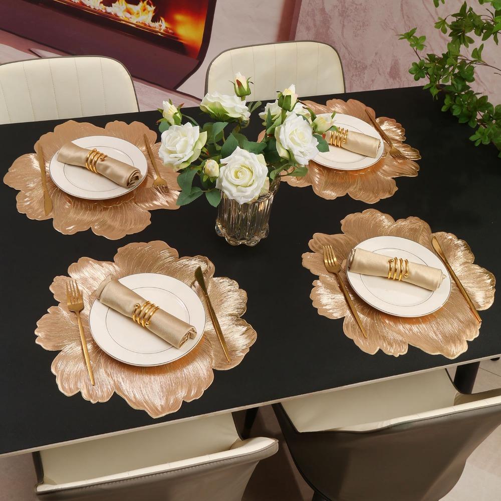 Non-slip Gilded Table Mat Lotus Cup Coasters Elegant Dining Place Mats For Party рожевий колір золота
Non-slip Gilded Table Mat Lotus Cup Coasters Elegant Dining Place Mats For Party рожевий колір золота