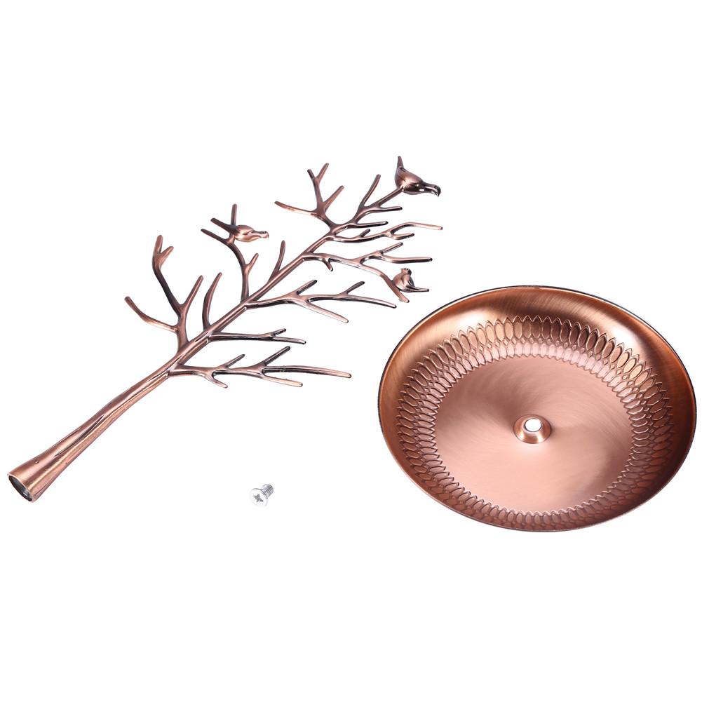 Metal Earring Rack Necklace Organizer Jewelry Holder Ornament Display Tree Stand (Bronze)
Metal Earring Rack Necklace Organizer Jewelry Holder Ornament Display Tree Stand (Bronze)