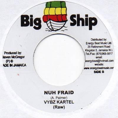 7-дюймовая пластинка VYBZ KARTEL - Nuh Fraid NONE Big Ship 2008 Ямайка Регги, Ска и Даб Б/у
7-дюймовая пластинка VYBZ KARTEL - Nuh Fraid NONE Big Ship 2008 Ямайка Регги, Ска и Даб Б/у
