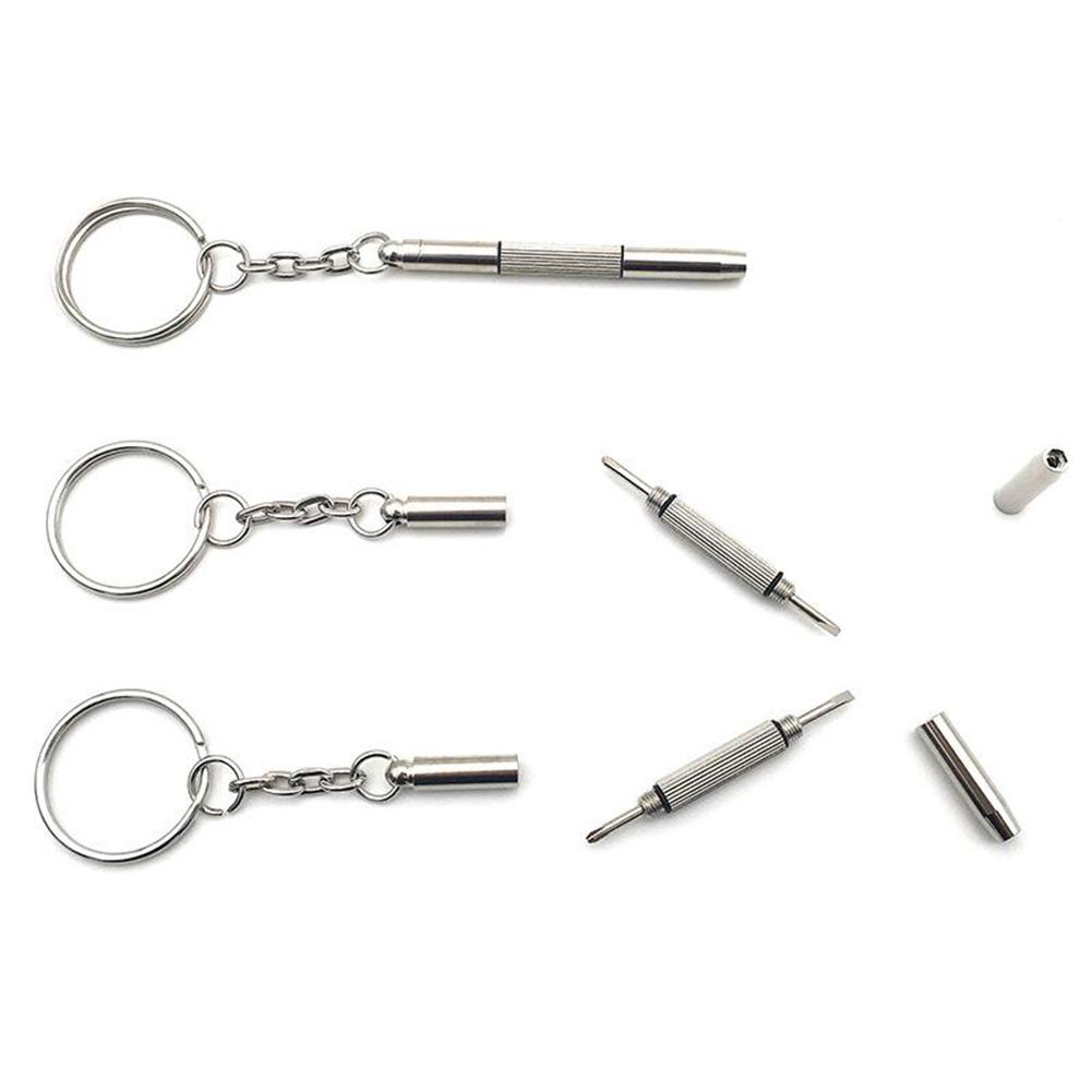Portable Mini 3in1 Screwdriver with Keychain for Eyeglass Sunglass Phone Watch Repair Flat Cross Star Nut Drivers Multi Function China Mainland
Portable Mini 3in1 Screwdriver with Keychain for Eyeglass Sunglass Phone Watch Repair Flat Cross Star Nut Drivers Multi Function China Mainland