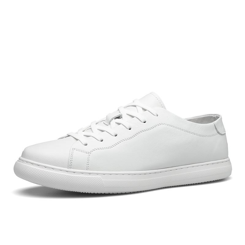 Board shoes men s breathable men s casual shoes leather lightweight one-pedal men s shoes new flat-bottomed versatile white shoes 44
Board shoes men s breathable men s casual shoes leather lightweight one-pedal men s shoes new flat-bottomed versatile white shoes 44