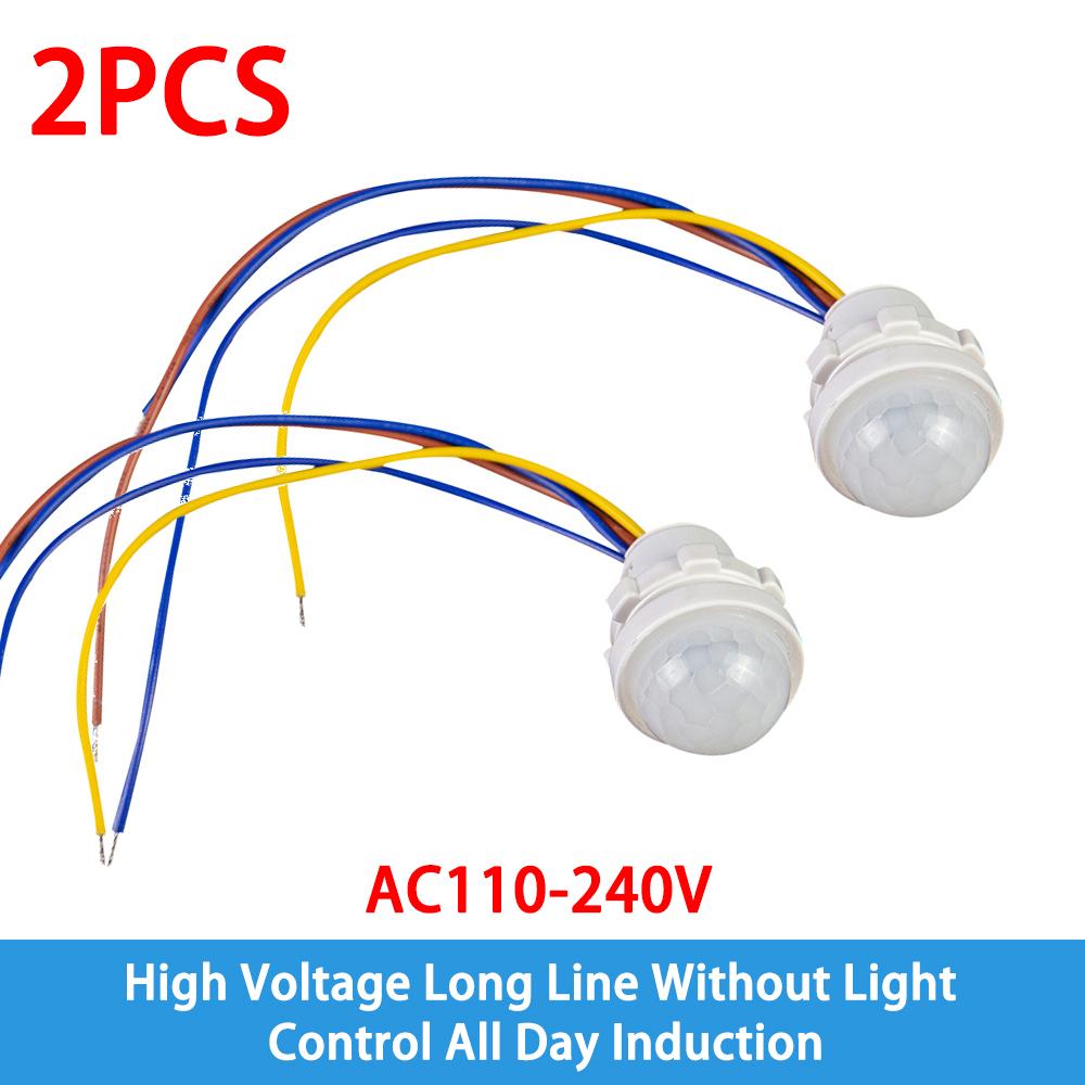 AC110-240V DC12-24V Automatic Sensor Light Switch LED PIR Infrared Motion Sensor Detection Mini LED Sensitive Night Light 2PCS E
AC110-240V DC12-24V Automatic Sensor Light Switch LED PIR Infrared Motion Sensor Detection Mini LED Sensitive Night Light 2PCS E