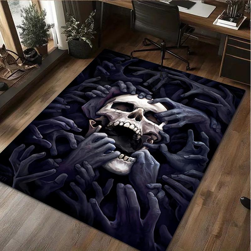 Skull Rug - Home carpet Office Decorative Carpet For Living Room Bedroom Door Mat Floor Rug Computer Chair Area Rug 40x60cm( 15x23in )
Skull Rug - Home carpet Office Decorative Carpet For Living Room Bedroom Door Mat Floor Rug Computer Chair Area Rug 40x60cm( 15x23in )