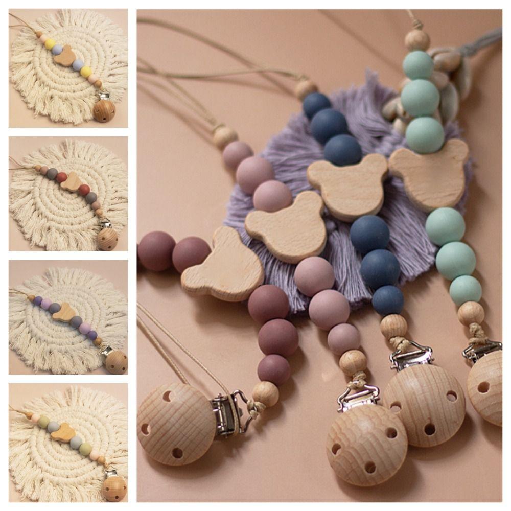 Медведь Детская Соска Цепочка Деревянный Детский Прорезыватель Игрушки Ремни Милый Держатель Соски Зажимы Ребенок
Медведь Детская Соска Цепочка Деревянный Детский Прорезыватель Игрушки Ремни Милый Держатель Соски Зажимы Ребенок