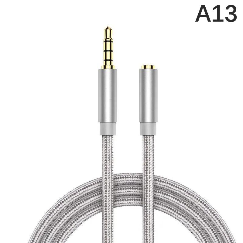 Earphone Extension Cable Nylon Aluminum Alloy Grade Audio Cable 3.5Mm Speaker Male To Female Connection Extension Cable
Earphone Extension Cable Nylon Aluminum Alloy Grade Audio Cable 3.5Mm Speaker Male To Female Connection Extension Cable