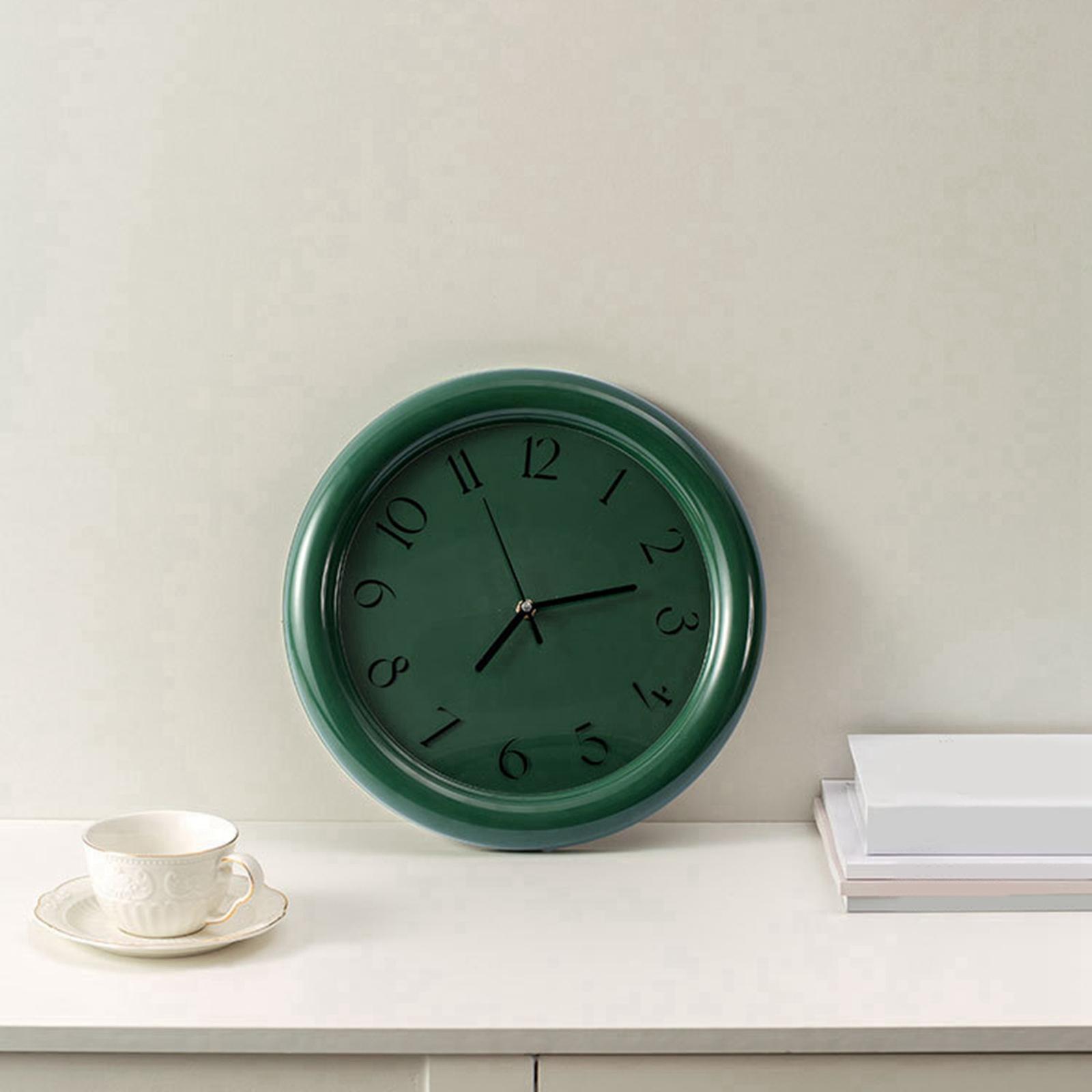 Wall Clock Non Ticking Rustic Modern Decorative Clock Round Time Clock Small Clock for Bathroom Office Bedroom Study Home зелений
Wall Clock Non Ticking Rustic Modern Decorative Clock Round Time Clock Small Clock for Bathroom Office Bedroom Study Home зелений