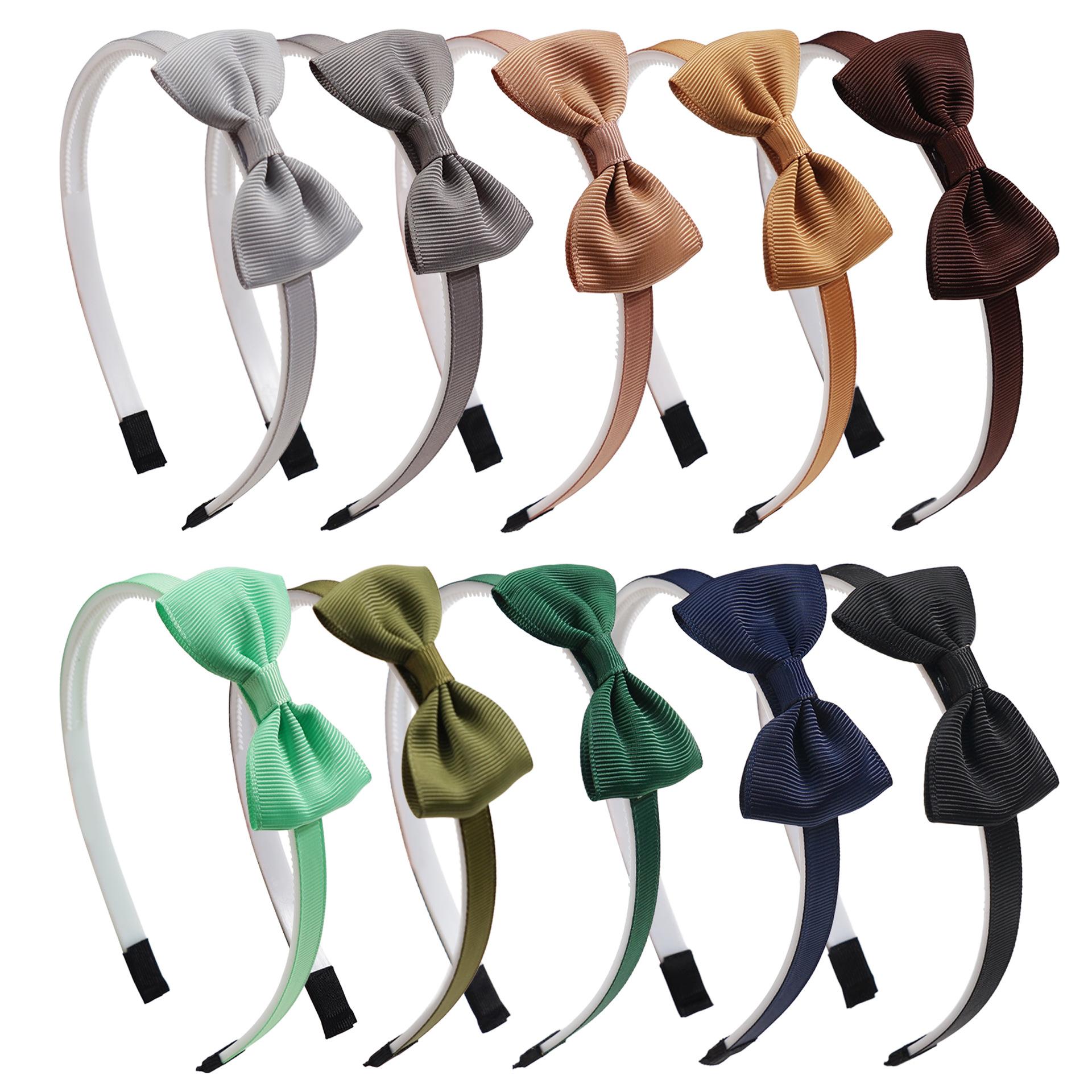 10Pcs Grosgrain Ribbon Hair Bows of children s headband Girls handmade pleat solid color cute Princess headband hair Accessories
10Pcs Grosgrain Ribbon Hair Bows of children s headband Girls handmade pleat solid color cute Princess headband hair Accessories