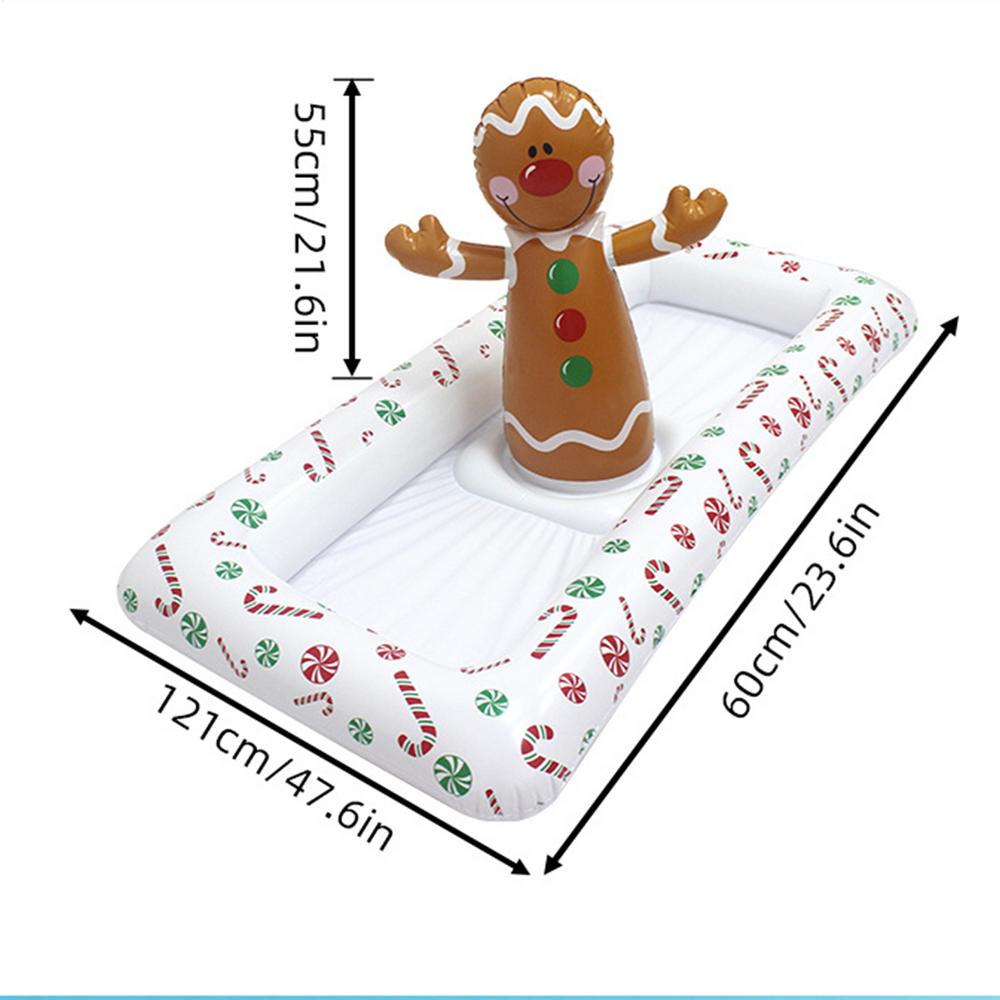 Inflatable Ice Tray For Food Ice Buffet Salad Serving Trays Holder Gingerbread Man Shape Cooling Container For Outdoor Indoor
Inflatable Ice Tray For Food Ice Buffet Salad Serving Trays Holder Gingerbread Man Shape Cooling Container For Outdoor Indoor