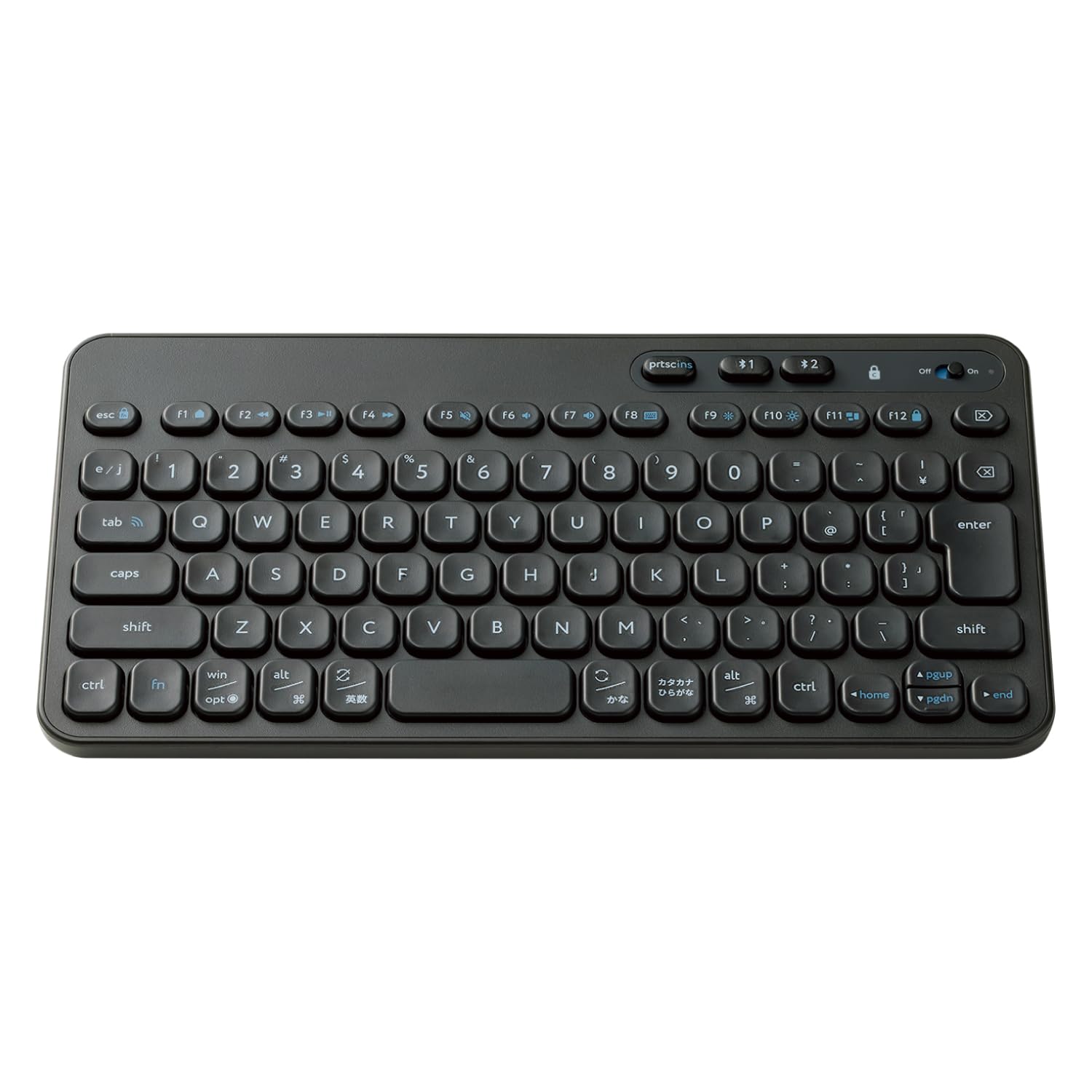 ELECOM Wireless Keyboard Bluetooth Membrane Type Compact Switch Caps Lock Function Disable Switch Equipped with OS Automatic Identification 5 Million чорний
ELECOM Wireless Keyboard Bluetooth Membrane Type Compact Switch Caps Lock Function Disable Switch Equipped with OS Automatic Identification 5 Million чорний