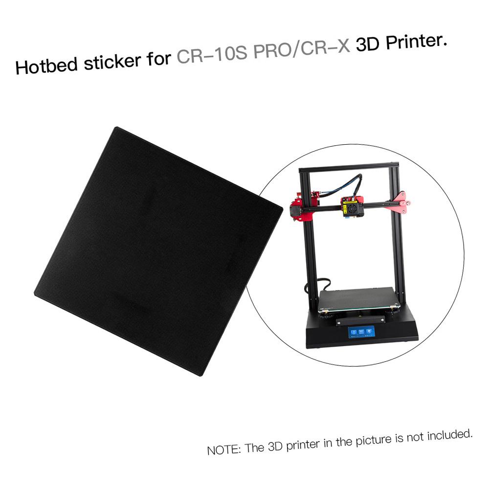 Heated Bed Sticker Sheet Build Withstand High Temperature 320*310mmCelsius12.6*12.2in Compatible with CR-10S PROCelsiusCR-X 3D Printer
Heated Bed Sticker Sheet Build Withstand High Temperature 320*310mmCelsius12.6*12.2in Compatible with CR-10S PROCelsiusCR-X 3D Printer