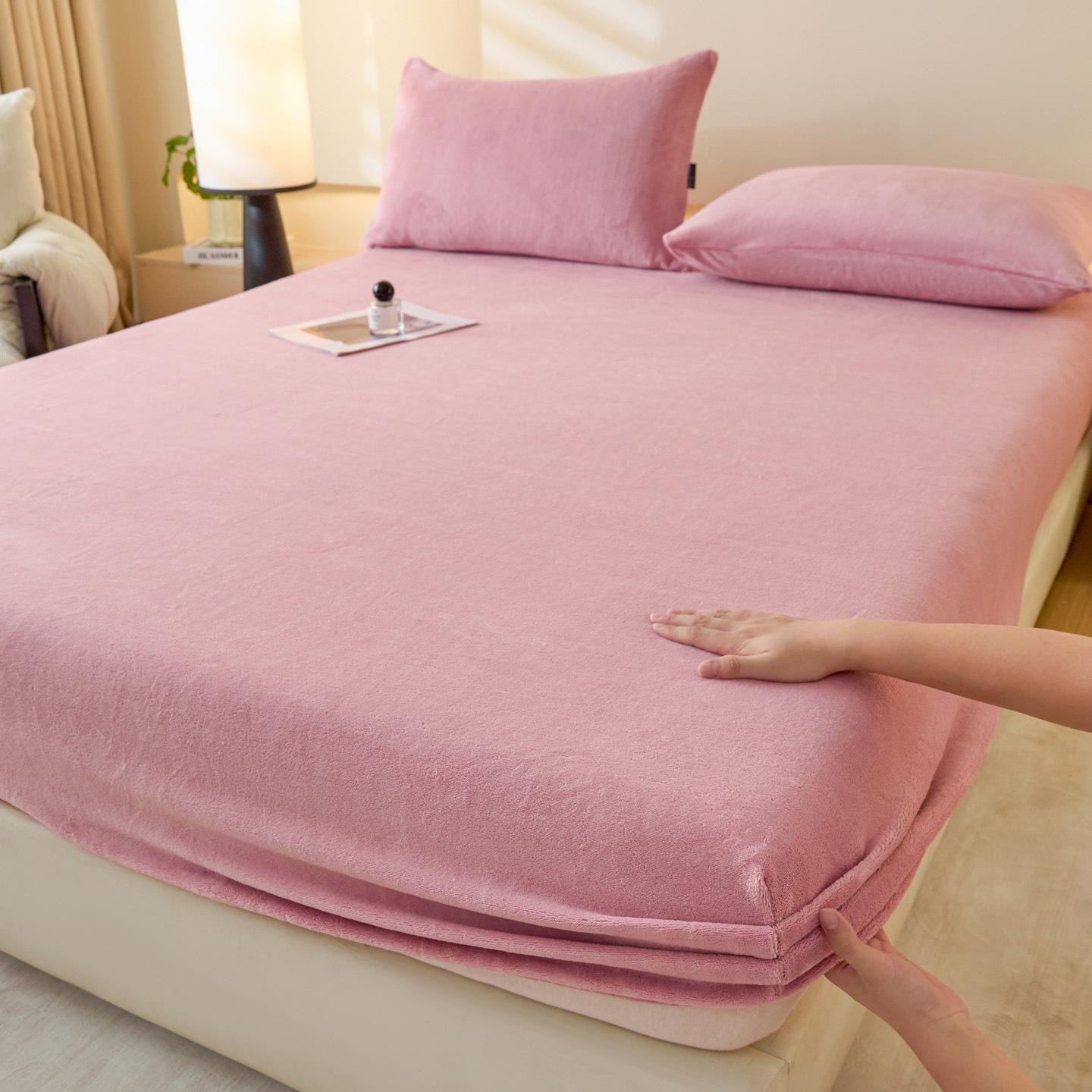 Solid Color Winter Velvet Milk Velvet Fitted Sheet Soft Elastic Bedspread Mattress Cover Bed Protector for Home 150/180x200x25cm 3pcs 90x200cm светло-розовый
Solid Color Winter Velvet Milk Velvet Fitted Sheet Soft Elastic Bedspread Mattress Cover Bed Protector for Home 150/180x200x25cm 3pcs 90x200cm светло-розовый