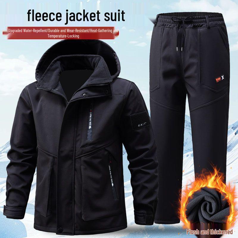 Мужской водонепроницаемый ветрозащитный штормовой костюм 3-в-1: Утепленный бархат для ношения на улице осенью/зимой 170, recommended weight 110-125 lbs
Мужской водонепроницаемый ветрозащитный штормовой костюм 3-в-1: Утепленный бархат для ношения на улице осенью/зимой 170, recommended weight 110-125 lbs