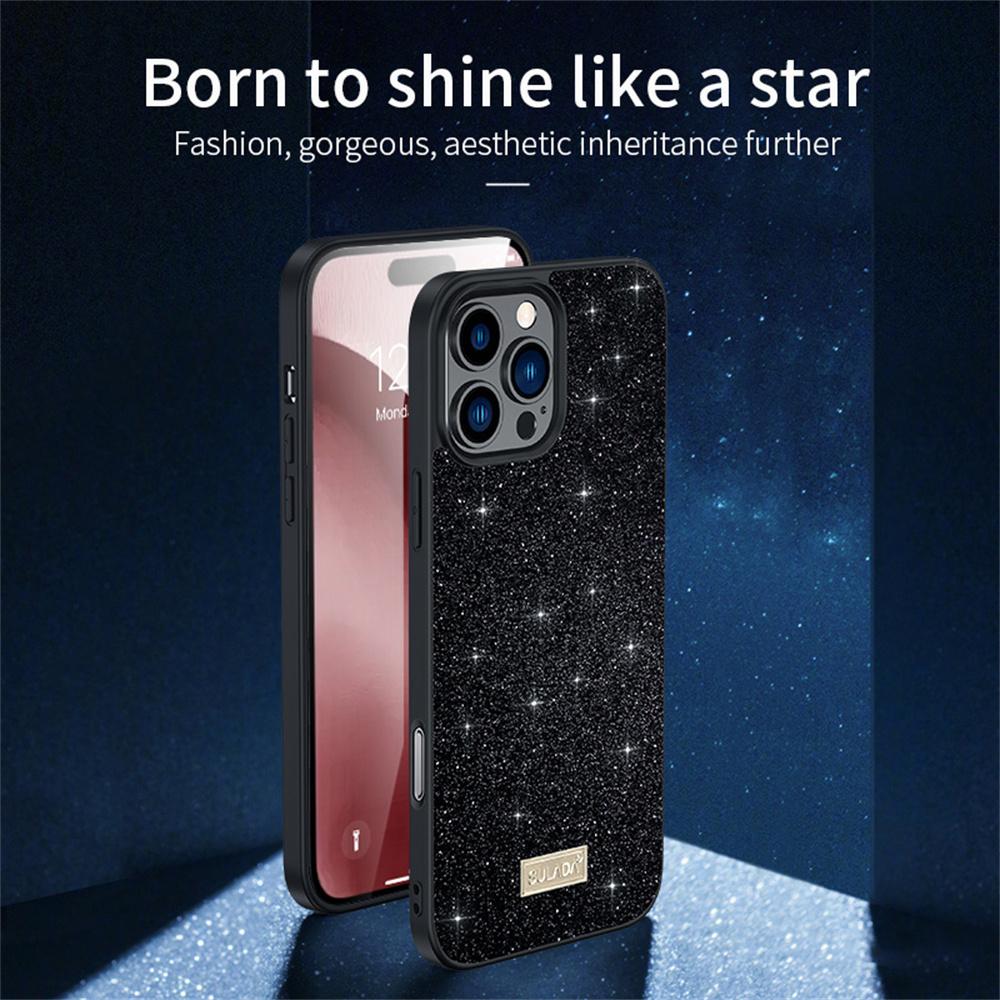 SULADA For iPhone 16 Pro Max Case PU Leather+PC+TPU Glitter Sequins Back Phone Cover Multi-color
SULADA For iPhone 16 Pro Max Case PU Leather+PC+TPU Glitter Sequins Back Phone Cover Multi-color