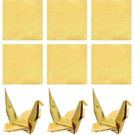 TOYANDONA 100pcs Origami Shiny Gold Metallic Craft Paper Squares - 10cm Handmade Folding Scrapbook Background for DIY Crafts
TOYANDONA 100pcs Origami Shiny Gold Metallic Craft Paper Squares - 10cm Handmade Folding Scrapbook Background for DIY Crafts