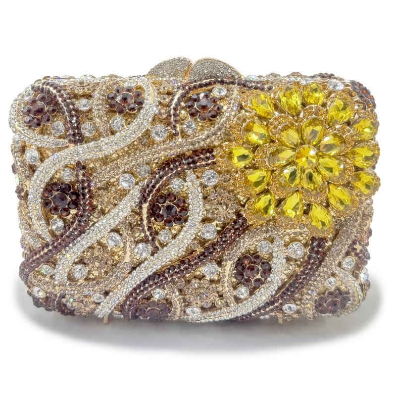 Luxury Diamond Evening Clutch Purse Black/Sky Blue Flower Rhinestone Wedding Party Bag Lady Pink Crystal Bridal Handbag 17cmX11.5cmX5.5cm
Luxury Diamond Evening Clutch Purse Black/Sky Blue Flower Rhinestone Wedding Party Bag Lady Pink Crystal Bridal Handbag 17cmX11.5cmX5.5cm