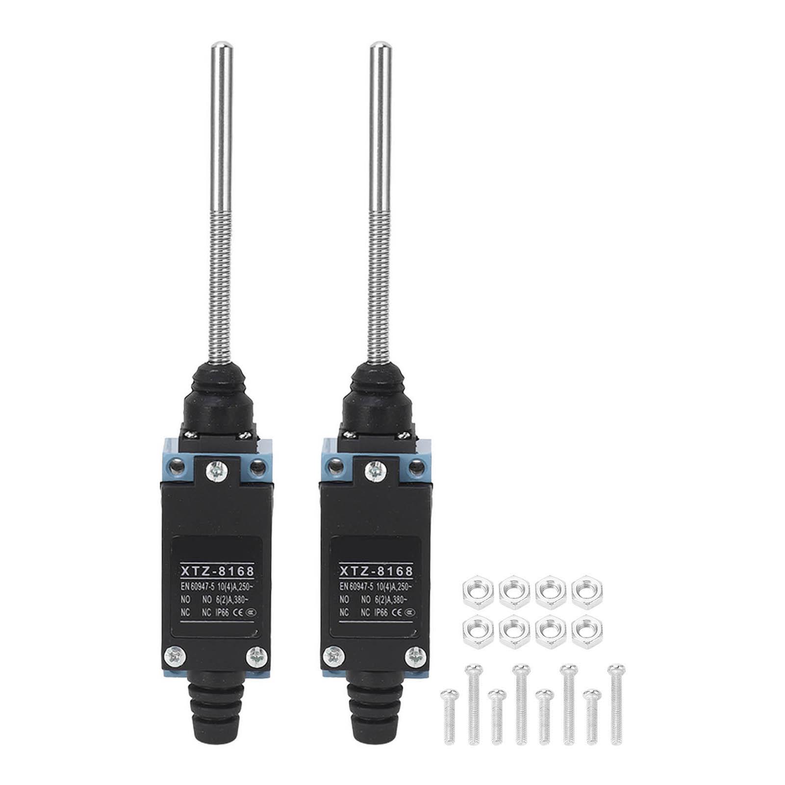 2Pcs Momentary Limit Switch Travel Switch Flexible Coil Spring Rod for CNC Mill Laser Plasma Router
2Pcs Momentary Limit Switch Travel Switch Flexible Coil Spring Rod for CNC Mill Laser Plasma Router