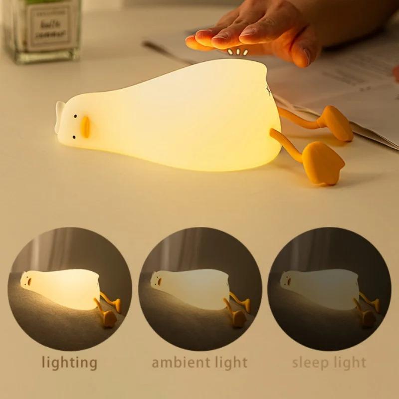Animal Shaped Night light LED cute panda duck light USB charging timed bedside decoration Children s eye protection
Animal Shaped Night light LED cute panda duck light USB charging timed bedside decoration Children s eye protection