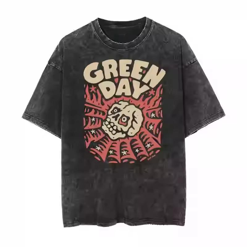 Футболка с принтом группы Green Day, выстиранная, ретро, старая, с коротким рукавом, рок, панк, для пары, удобная, свободная, модная, мужская одежда S
Футболка с принтом группы Green Day, выстиранная, ретро, старая, с коротким рукавом, рок, панк, для пары, удобная, свободная, модная, мужская одежда S