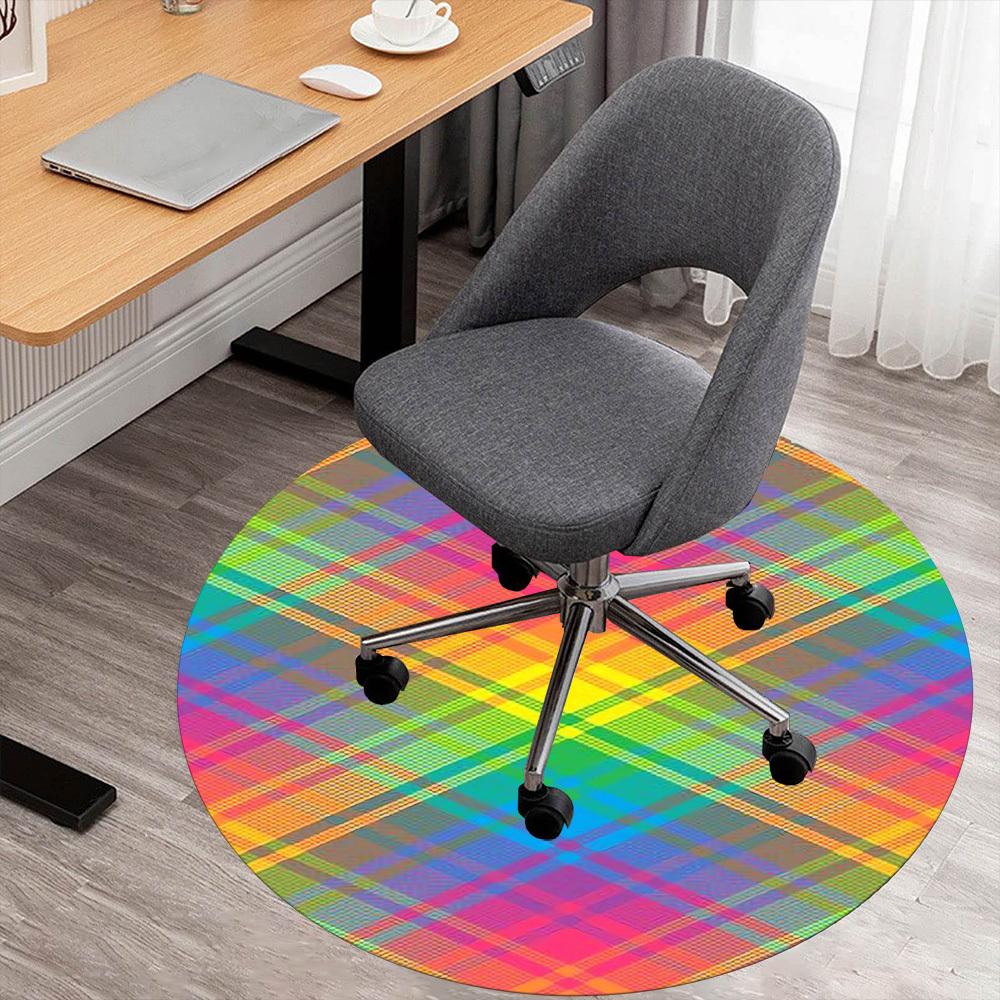 1pc plaid pattern Round Chair mat Area Rug - Non-Slip, Floor Mat for Office, Bedroom, and Indoor Decor -1002156 80cm by 80cm
1pc plaid pattern Round Chair mat Area Rug - Non-Slip, Floor Mat for Office, Bedroom, and Indoor Decor -1002156 80cm by 80cm