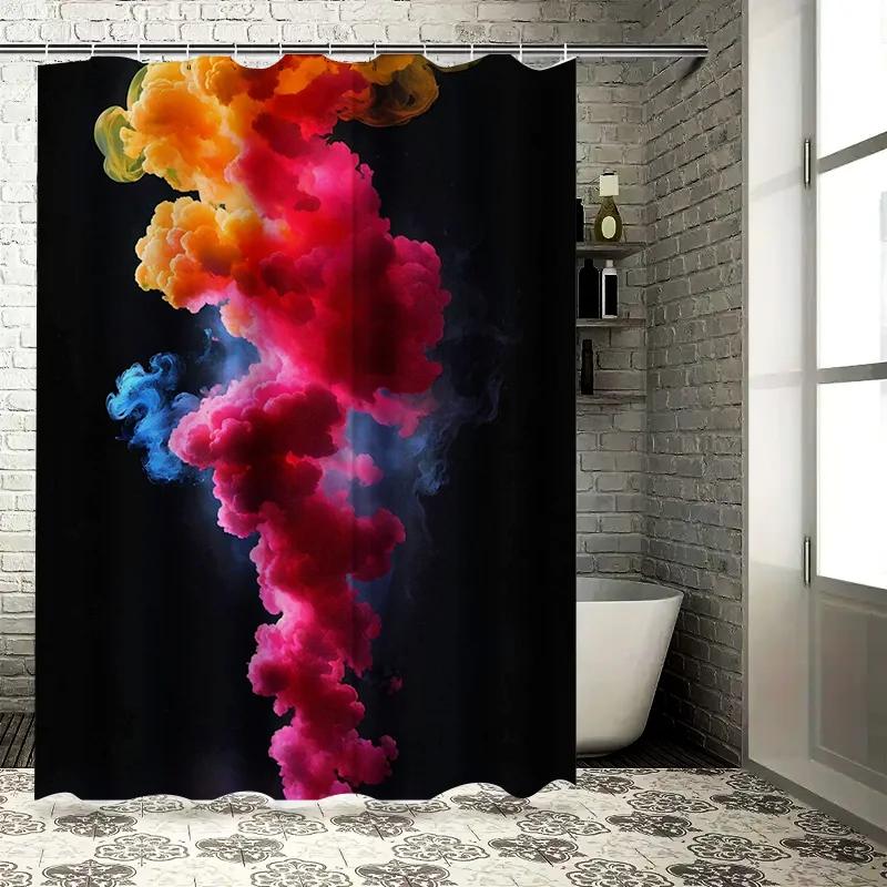 Colorful Shower Curtain Bathroom Decor, Waterproof Printing Polyester Fabric 6 Hooks, Modern Abstract Design (Blue/Yellow/Pink/O W60H190(CM)-1 Pcs
Colorful Shower Curtain Bathroom Decor, Waterproof Printing Polyester Fabric 6 Hooks, Modern Abstract Design (Blue/Yellow/Pink/O W60H190(CM)-1 Pcs