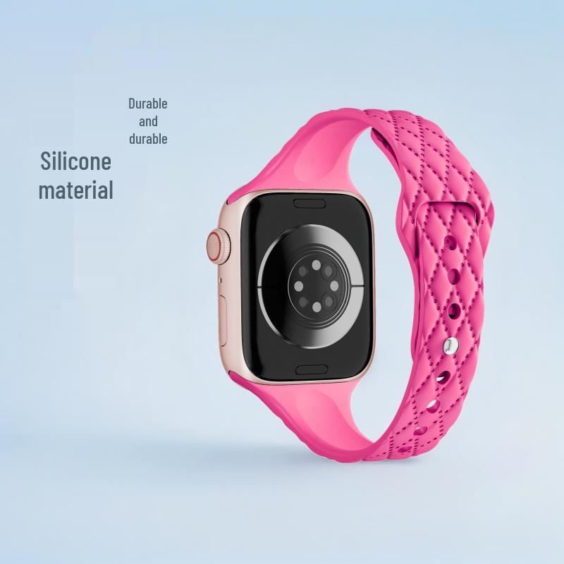 Совместимый силиконовый плетеный ремешок с зауженной талией для Apple Watch для iWatch 10 38/40/41/42mm
Совместимый силиконовый плетеный ремешок с зауженной талией для Apple Watch для iWatch 10 38/40/41/42mm
