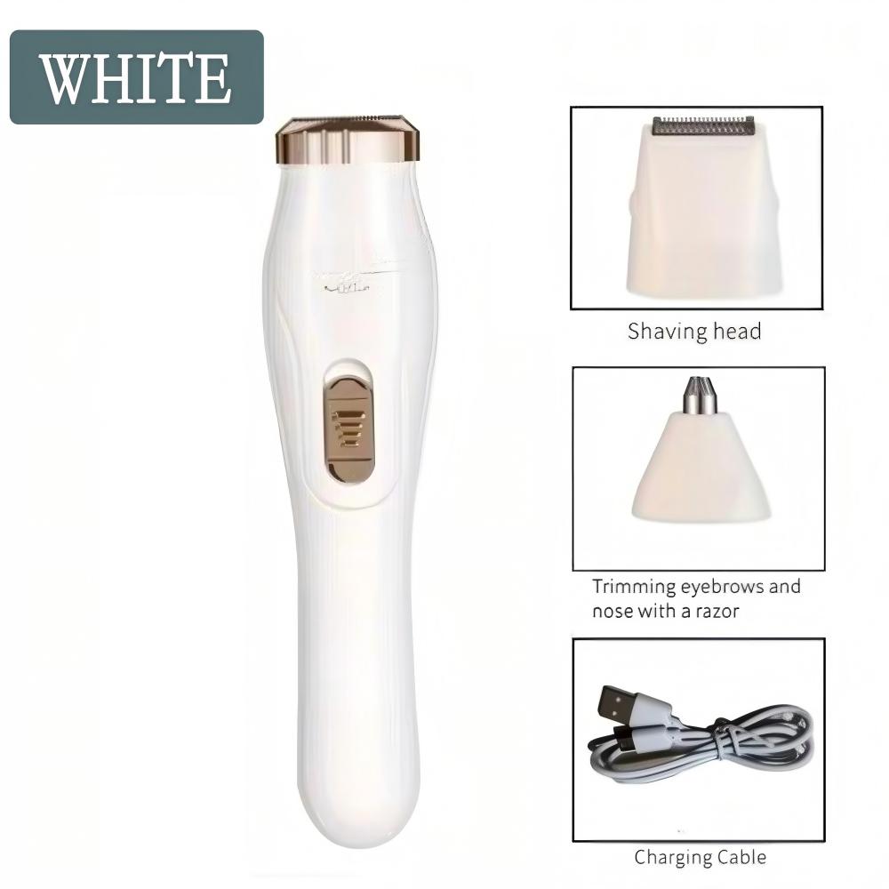 3 in1 Electric Shaver for Women Female Razor Bikini Trimmer Facial Shavers for Ladies Underarms Legs Portable Painless Epilator білий
3 in1 Electric Shaver for Women Female Razor Bikini Trimmer Facial Shavers for Ladies Underarms Legs Portable Painless Epilator білий