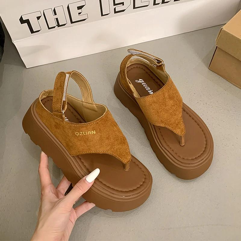 Platform Women s Sandals Clip Toe Casual Shoes Summer Woman Slippers 2026 Beach Flip Flops New Sport Sandalias De Mujer 35 коричневый
Platform Women s Sandals Clip Toe Casual Shoes Summer Woman Slippers 2026 Beach Flip Flops New Sport Sandalias De Mujer 35 коричневый