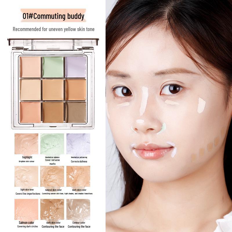 XIXI Nine-Color Concealer Palette: Silky Texture for Dark Circles, Nasolabial Folds, and Tear Troughs - Perfect for Students
XIXI Nine-Color Concealer Palette: Silky Texture for Dark Circles, Nasolabial Folds, and Tear Troughs - Perfect for Students