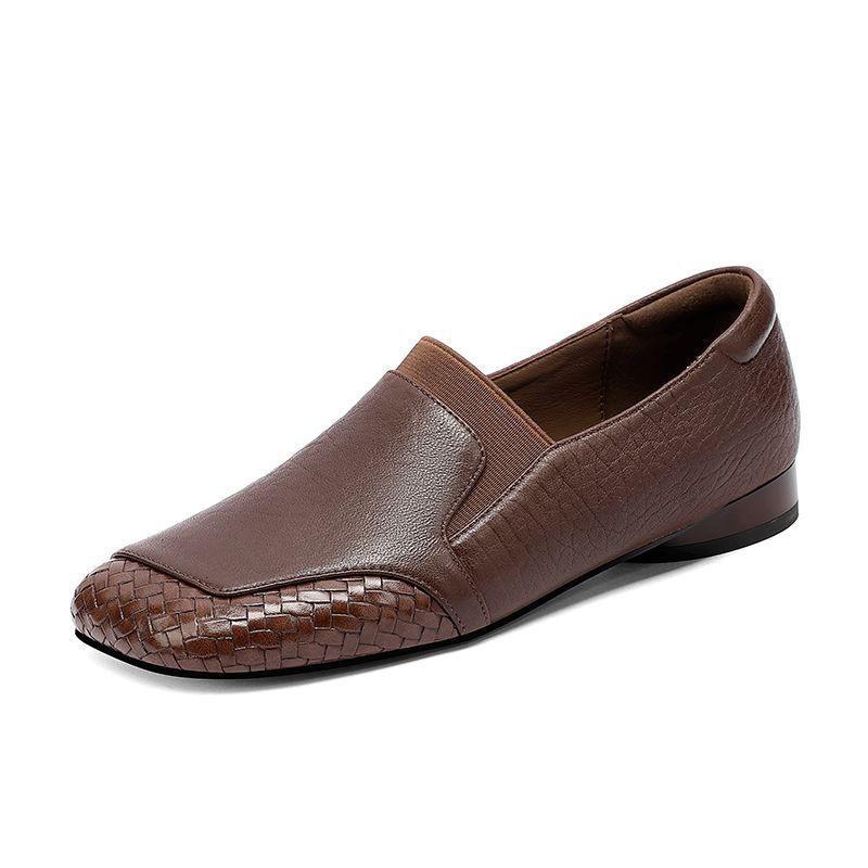 diagonal head woven comfortable soft sole new small leather shoes low heel deep mouth single shoes 41 коричневий
diagonal head woven comfortable soft sole new small leather shoes low heel deep mouth single shoes 41 коричневий